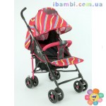 Коляска прогулочная JOY S 608 КРАСНАЯ